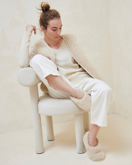 WOMEN'S WOOL SLIPPERS